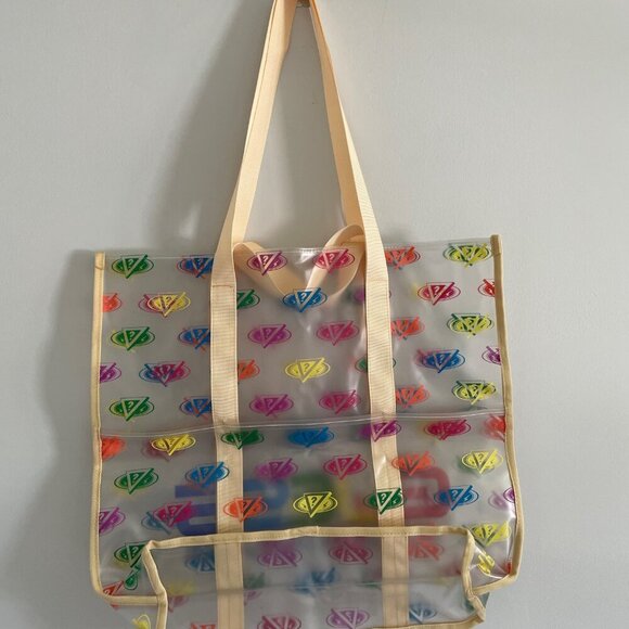 Guess x J Balvin Rainbow Large Tote, BNWT - Picture 3 of 5